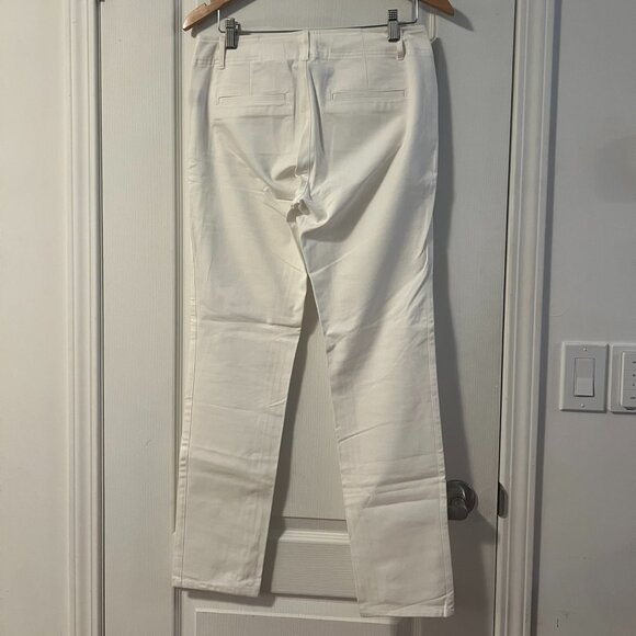 Ralph Lauren Stretch Cotton-Blend Pants in White - Picture 5 of 10